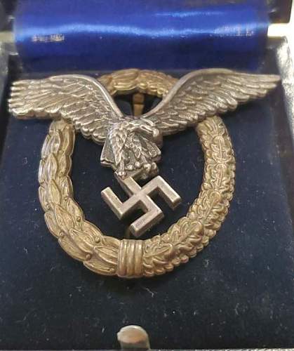 Flugzeugführerabzeichen - Luftwaffe Pilots badge - What do you guys think?