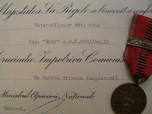 Brandenburg document and medal