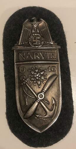 Narvikschild 1940, is this medal real?