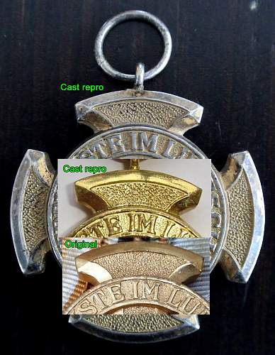 Luftschutz-Ehrenzeichen 1. Stufe Schickle on medal bar