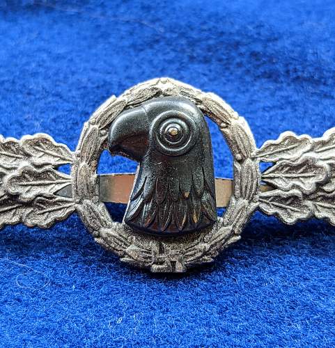 BSW Frontflugspange für Aufklärer in Silber - Luftwaffe Reconnaissance Clasp in Silver