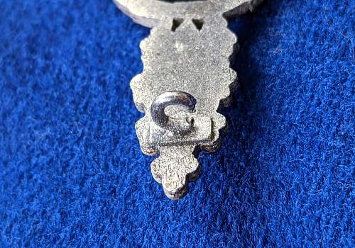 BSW Frontflugspange für Aufklärer in Silber - Luftwaffe Reconnaissance Clasp in Silver