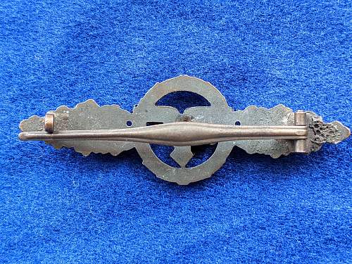 Frontflugspange für Transportflieger in Bronze - Unmarked Luftwaffe Transport Clasp in Bronze