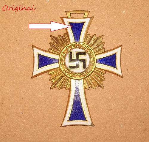 Ehrenkreuz der Deutsche Mutter Erste Stufe - Mother's Cross 1st Class (Gold) Real or Fake?