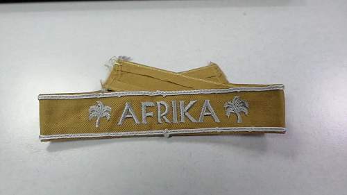 Ärmelband Afrika - Africa Cuff Title: original or fake？