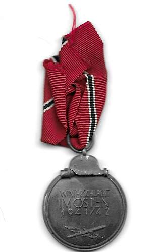 &quot;Salty&quot; Winterschlacht im Osten 1941/42 medal