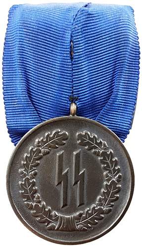 SS-Dienstauszeichnung 4.Stufe (4 Jahre) SS medal 4 years service