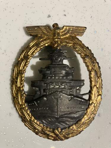 Kriegsmarine High Seas Badge?