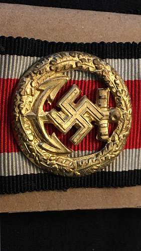 Kriegsmarine honor roll clasp, 1939 Mein Kampf book, medals that Grandfather took in WWII