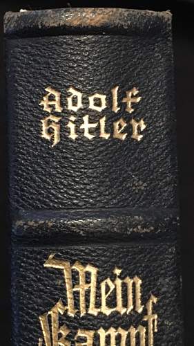 Kriegsmarine honor roll clasp, 1939 Mein Kampf book, medals that Grandfather took in WWII