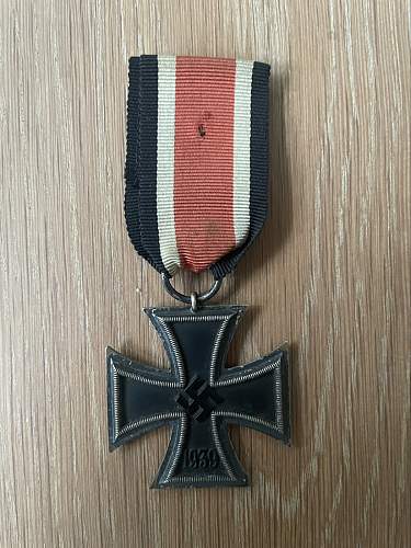 Iron Cross 2nd class (EK 2) and PAB Bronze