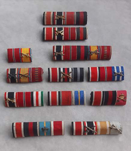 Foreign medals on TR era ribbon bars