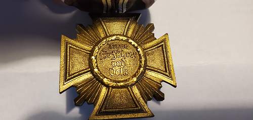 Dienstauszeichnung der NSDAP 10 Jahre - Long Service Award of the NSDAP 10 Years.