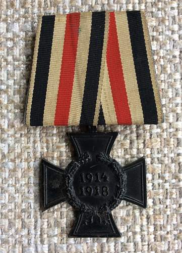 The 1914/1918 Ehrenkreuz