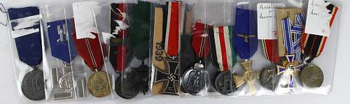 Various Third Reich Decorations – A Start...