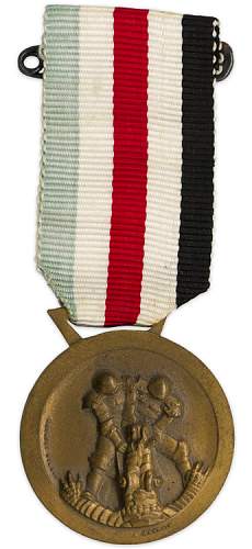 Medaille für den Italiensch-Deutschen Feldzug in Afrika. Original Medal and Ribbon?