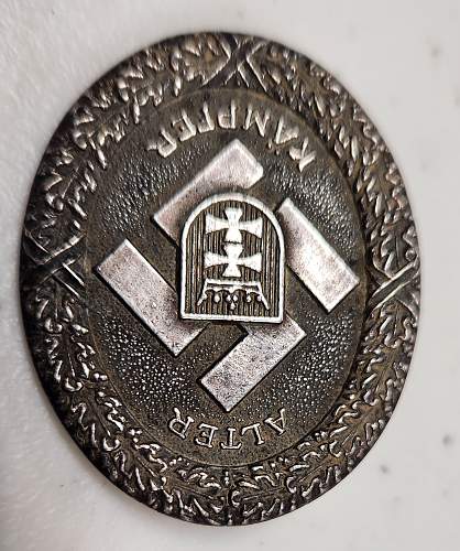 Danzig Alter Kampfer Badge