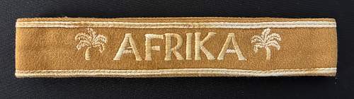 Ärmelband Afrika - Africa Cuff Title