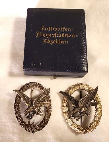 Luftwaffe Fliegerschützenabzeichen by Deumer