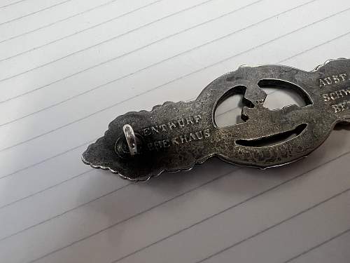 german u boat clasp identification / fake /real?