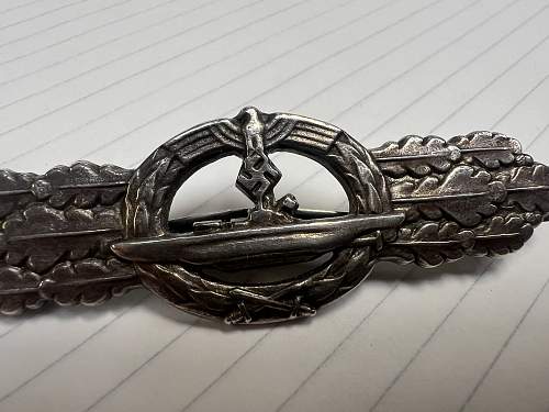 german u boat clasp identification / fake /real?