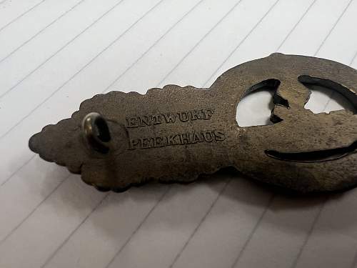 german u boat clasp identification / fake /real?