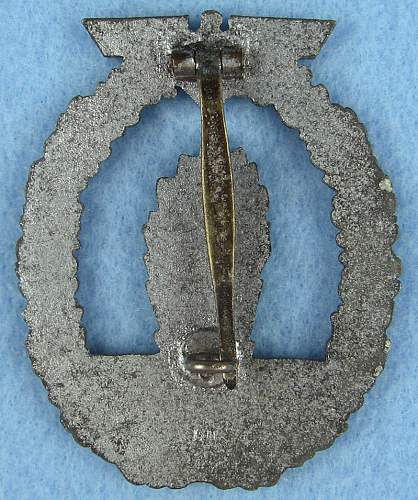 B.H. Mayer L/18 marked Kriegsabzeichen für Minensuch - U-Boots - Jagd - und Sicherungsverbände.