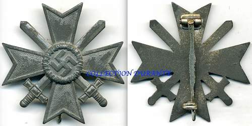 Is this Kriegsverdienstkreuz 1.Klasse mit Schwertern Authentic?