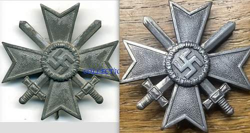 Is this Kriegsverdienstkreuz 1.Klasse mit Schwertern Authentic?