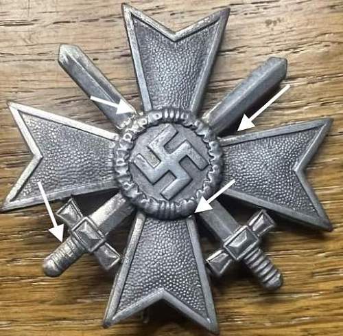 Is this Kriegsverdienstkreuz 1.Klasse mit Schwertern Authentic?