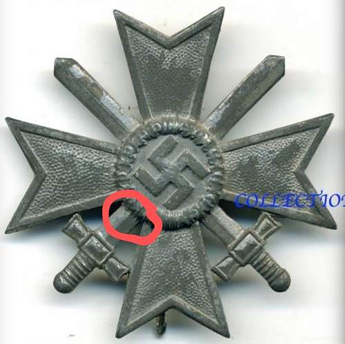 Is this Kriegsverdienstkreuz 1.Klasse mit Schwertern Authentic?