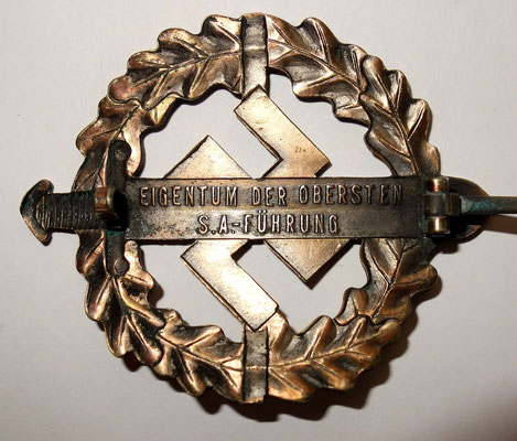 SA Wehrabzeichen – SA Defencebadge Type 1: fake?