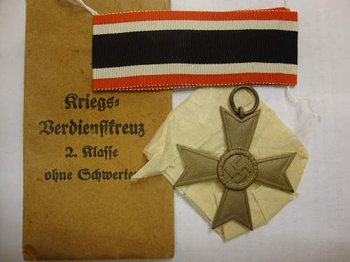 Parade Mounted Kriesverdienstkreuz 2nd Class