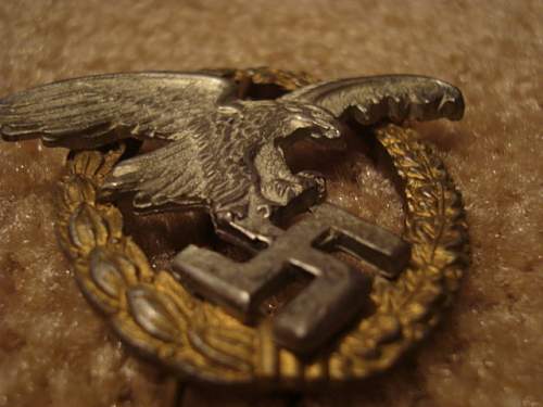 Help With A luftwaffe Badge Please
