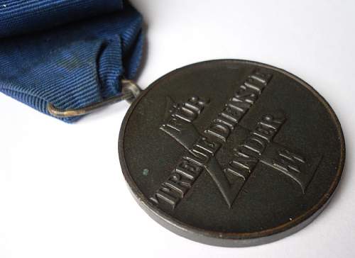 SS 4 Year Service medal