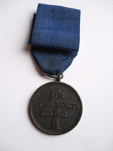 SS 4 Year Service medal