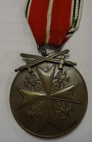 WWII Order of the German Eagle with Swords, help needed