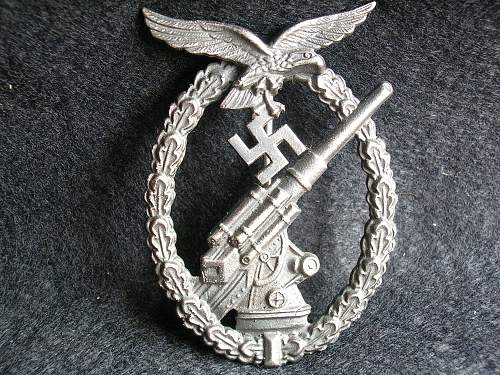 Luftwaffe Flakkampfabzeichen