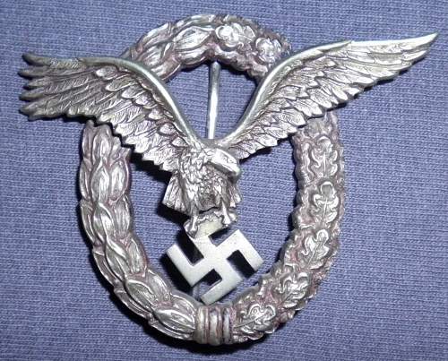 Luftwaffe Badge and Clasp