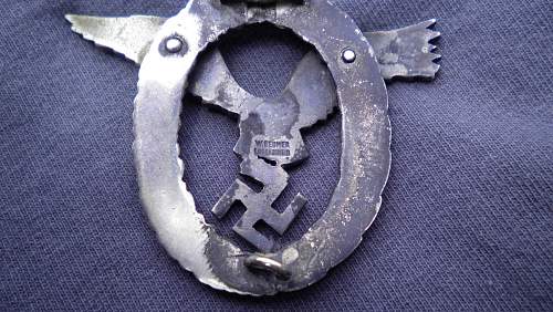 Luftwaffe Badge and Clasp