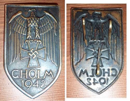 Cholm Shield opinions.............