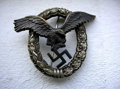 flugzeugfuhrer medal  original?