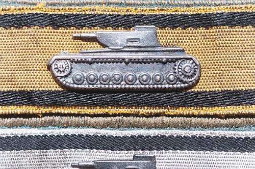 Sonderabzeichen für das Niederkämpfen von Panzerkampfwagen durch Einzelkämpfer.