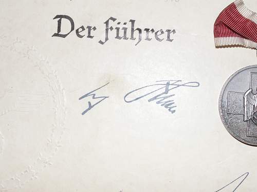 Medal for Volkspflege. Original?