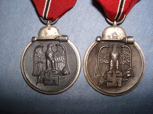 My first 2 Ost medaille/Winterschlacht im Osten