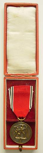 Boxed Anschluss medal