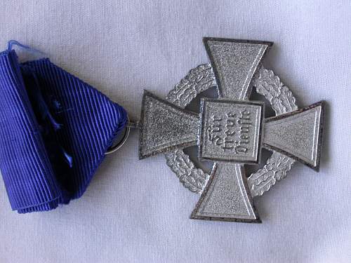 Treuedienst-Ehrenzeichen &amp; Police Long service cross