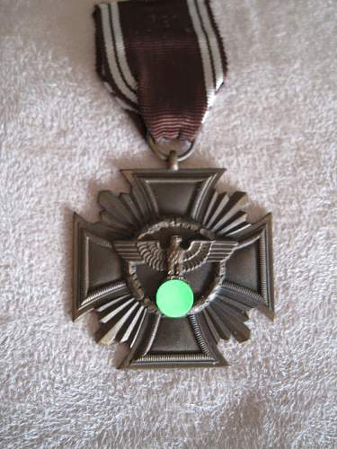 NSDAP Long Service Award in bronze Original?