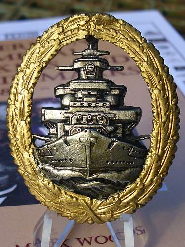 Kriegsmarine Flottenkriegsabzeichen/High Seas Fleet war badge