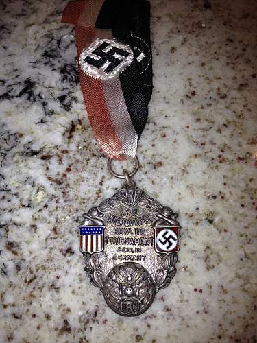 Any info on this German--USA Medal/award would be appreciated....